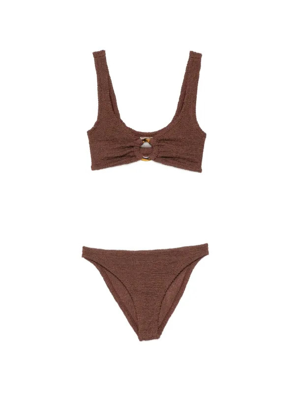 Julia ring-detail bikini | Farfetch Global