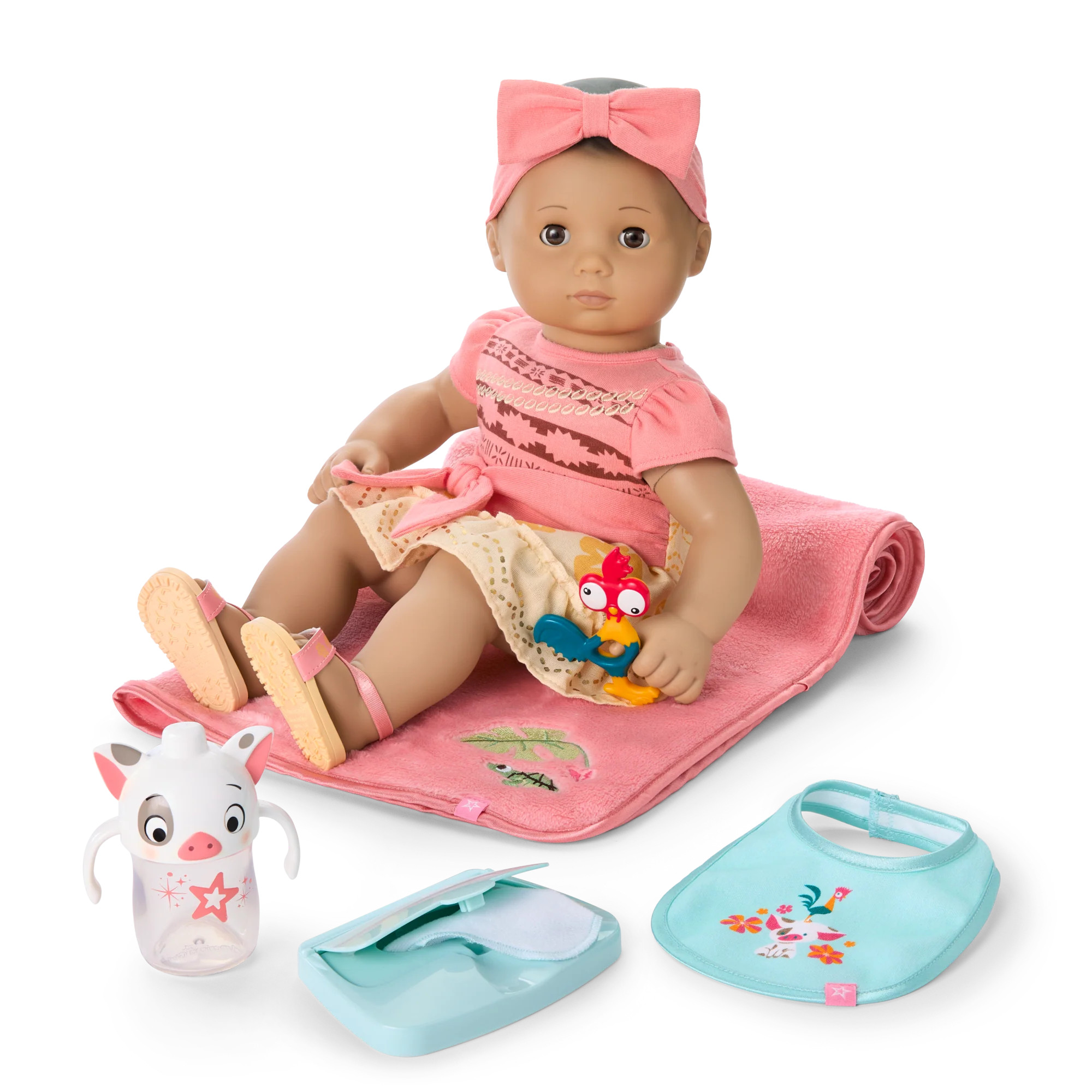Disney Princess Moana Cuddle & Care Set with Bitty Baby® Doll by American Girl® | American Girl