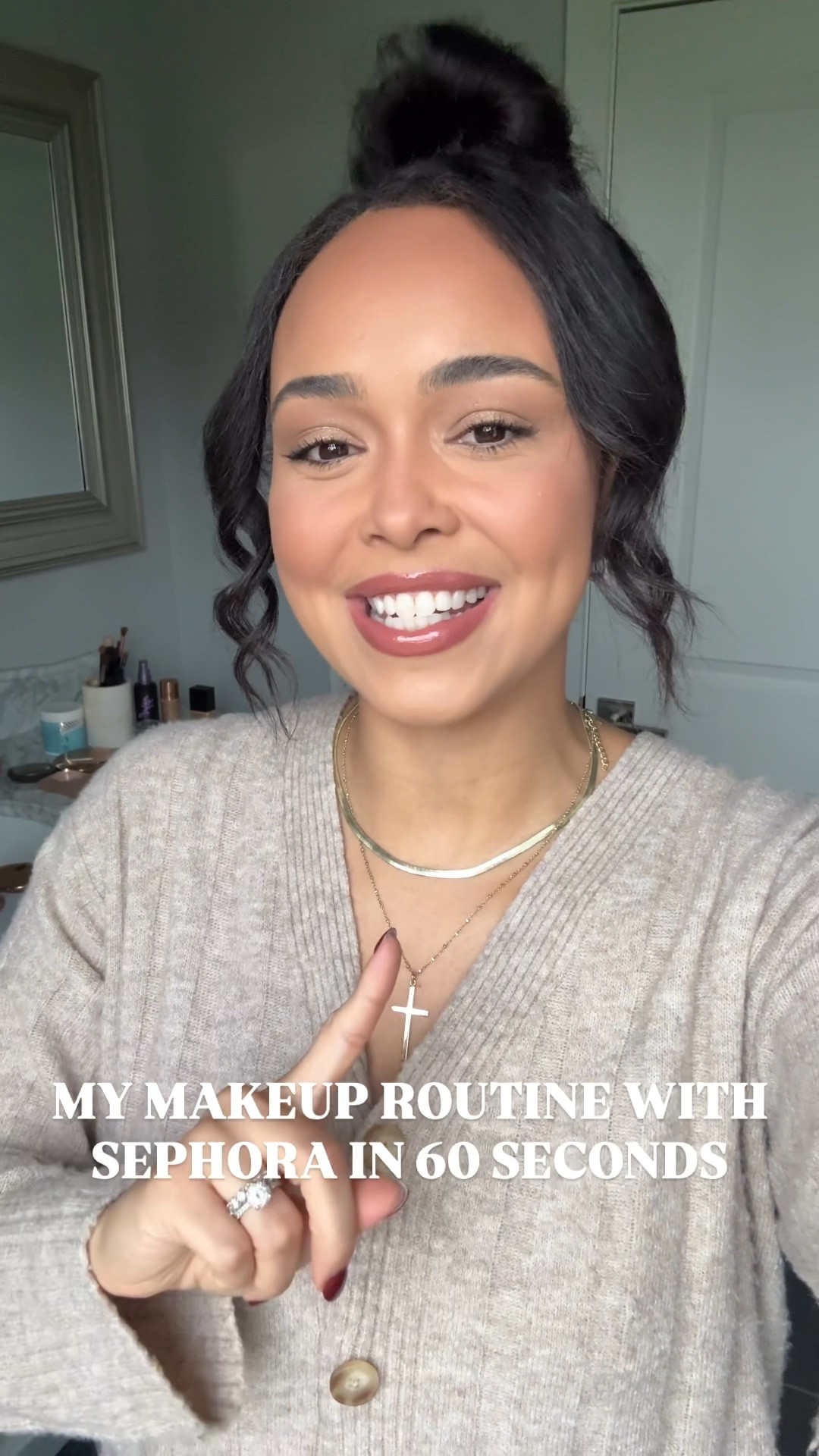 My Everyday Makeup Routine with Sephora! My tried & true products I restock and repurchase over & over again! Use discount code: EVERYTHING at checkout. 💄😊 Sharing all my shades below: 

✨Charlotte Tillbury’s Flawless Filter: 4 Medium 
✨NARS Foundation: Barcelona 
✨NARS Concealer: Ginger 
✨Laura Mercier Setting Powder: Translucent 
✨Charlotte Tillbury’s Airbush Bronzer: 3 Tan 
✨Patrick Ta’s Duo Blush: Oh She’s Different  
✨Charlotte Tillbury’s Airbrush Flawless Finish: Medium 2 
✨Makeup Forever Liner & Super Boost Gloss: wherever walnut 

#LTKHoliday #LTKStyleTip