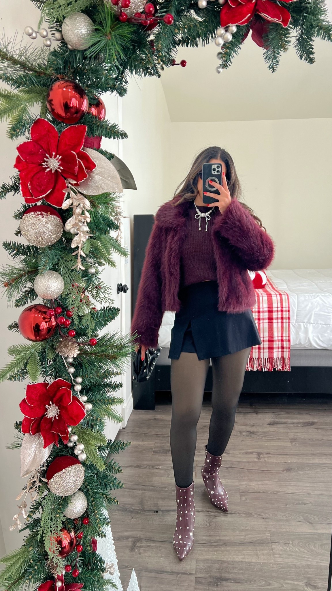 Easy casual chic holiday outfit! Walmart sweater and jacket under $30

#LTKSeasonal #LTKHoliday #LTKFindsUnder50