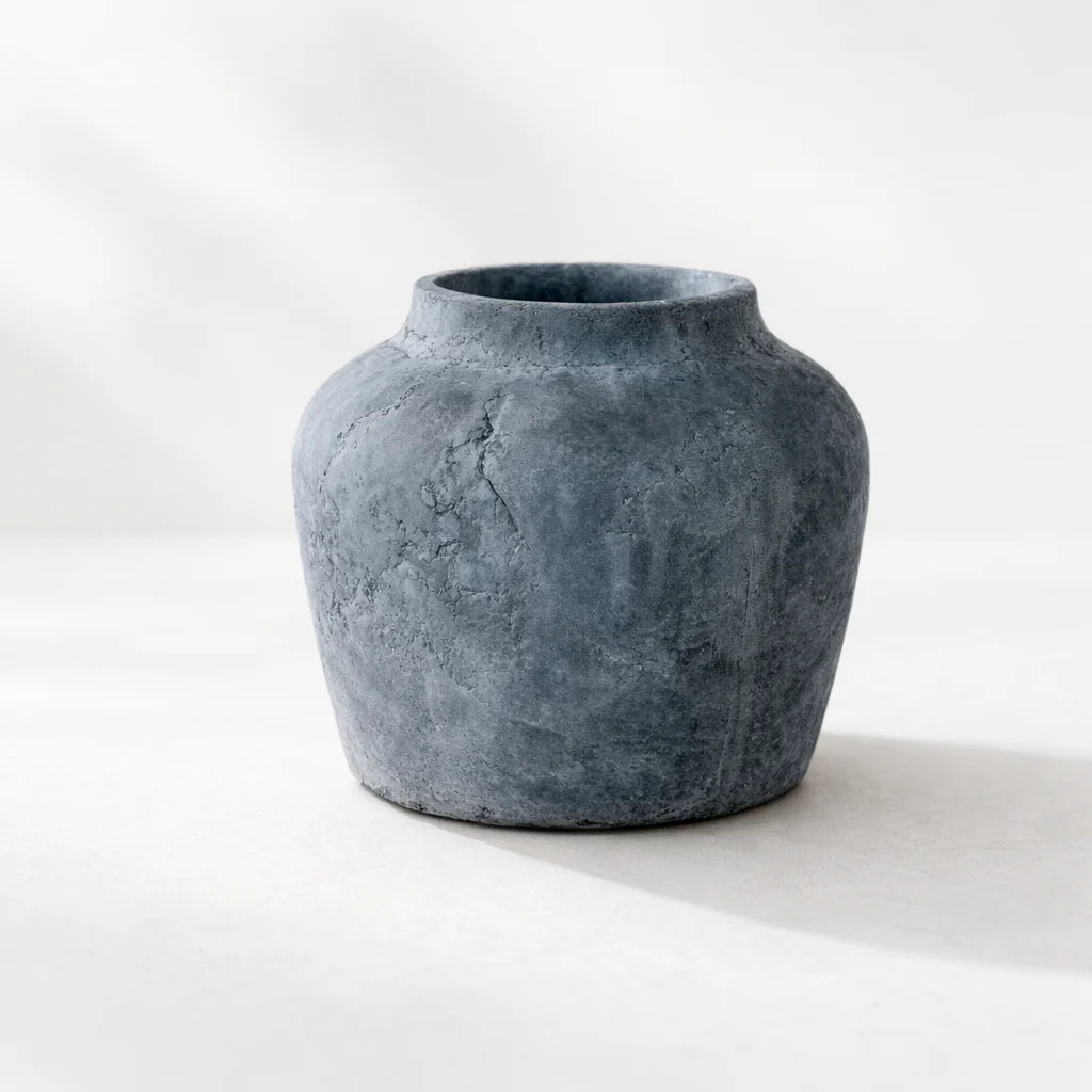 Antique Inspired Charcoal Ginger Vase | By Luxe B Co. | luxe bCO