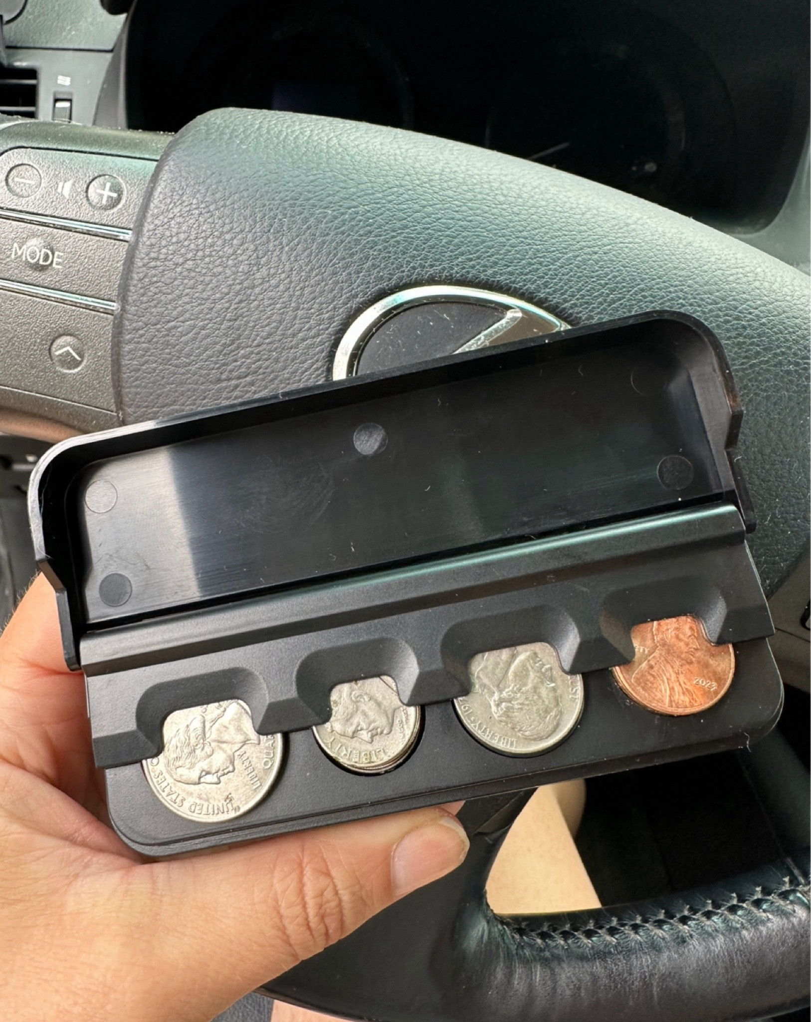 My car used to have spare change in random spots but this coin organizer changed all that and keeps it all together.  
#sparechange #carorganization

#LTKHome #LTKGiftGuide #LTKTravel