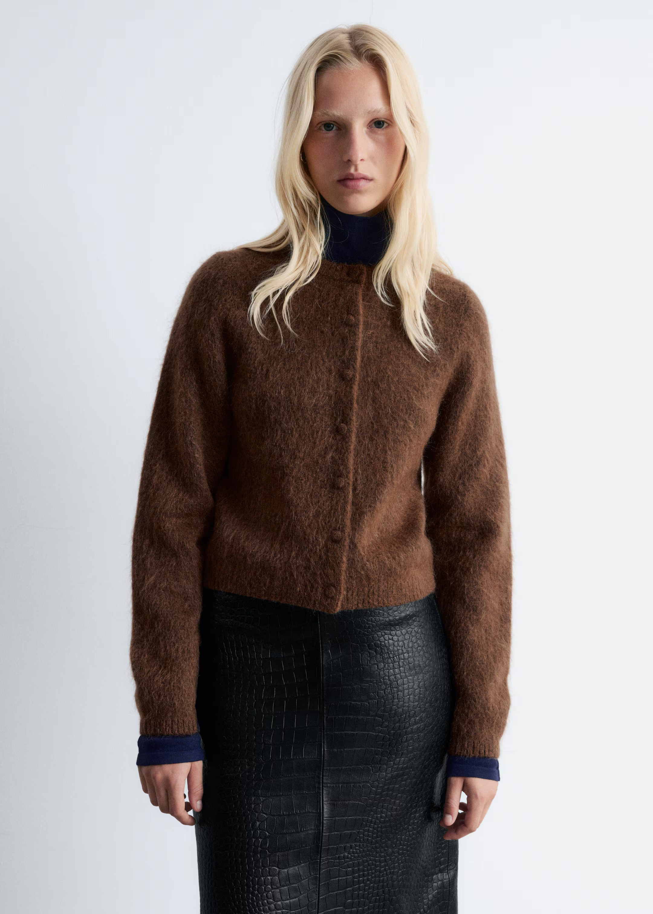 Brushed Knitted Cardigan | H&M (UK, MY, IN, SG, PH, TW, HK)