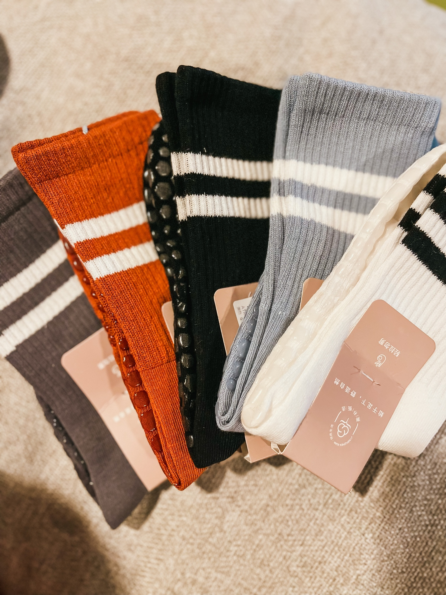 Obsessed with this crew grip socks for yoga and Pilates 
- Pilates equipment 

#LTKFind #LTKunder50 #LTKfit