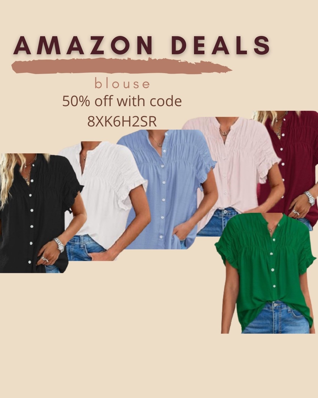 $10 ends 6/8

Amazon fashion
Amazon deals
Blouse
Button down top

#LTKSaleAlert