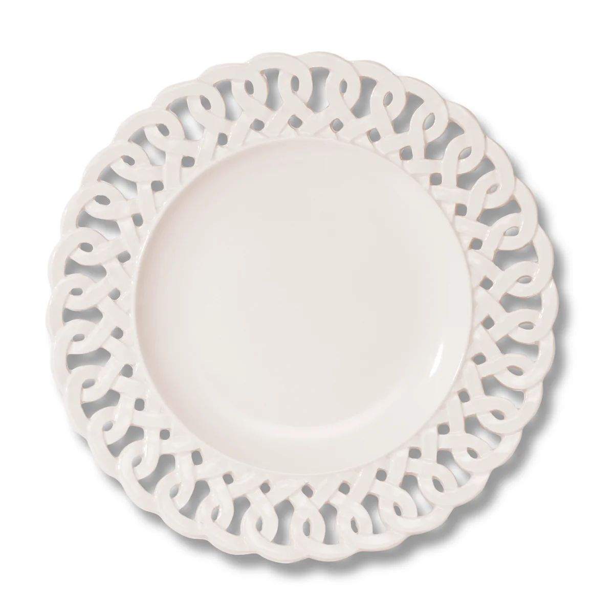 Paulette Bread Plate White | Over The Moon