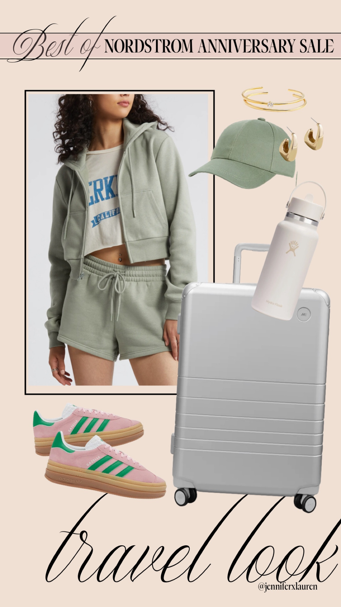 Nordstrom anniversary sale travel outfit

Travel look, adidas sneakers, grey suitcase, green cap, athleisure fit, suitcase, Nordstrom sale 

#LTKstyletip #LTKfindsunder50 #LTKsalealert