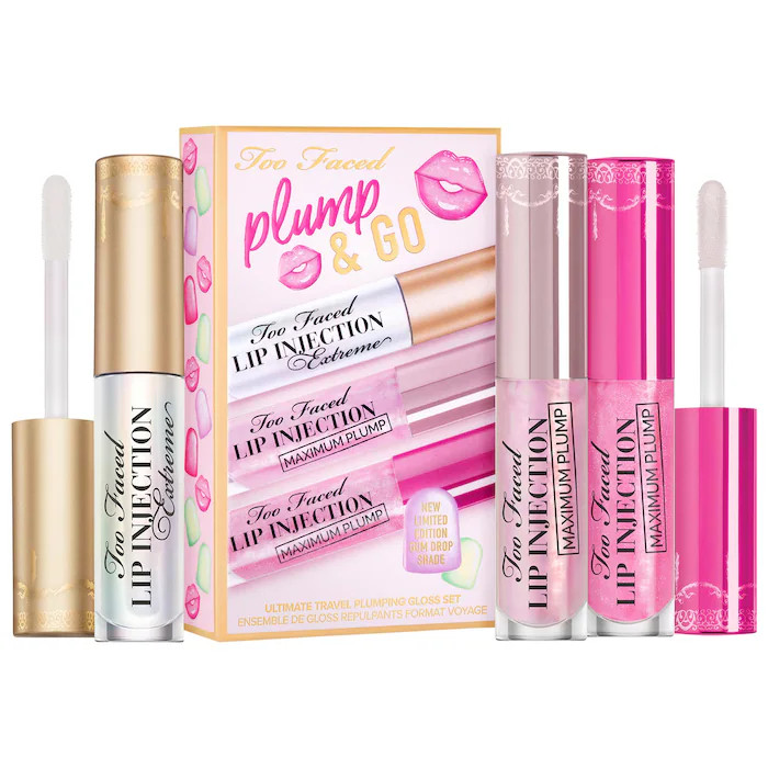 Mini Plump & Go Ultimate Travel Plumping Gloss Set - Too Faced | Sephora | Sephora (CA)