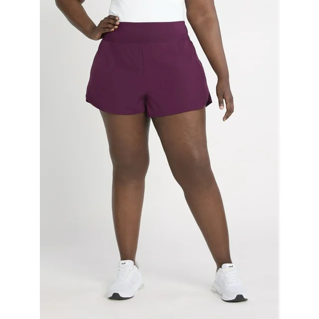 Avia Women's and Women's Plus Compression Waist Running Shorts, Sizes XS-4X | Walmart (US)