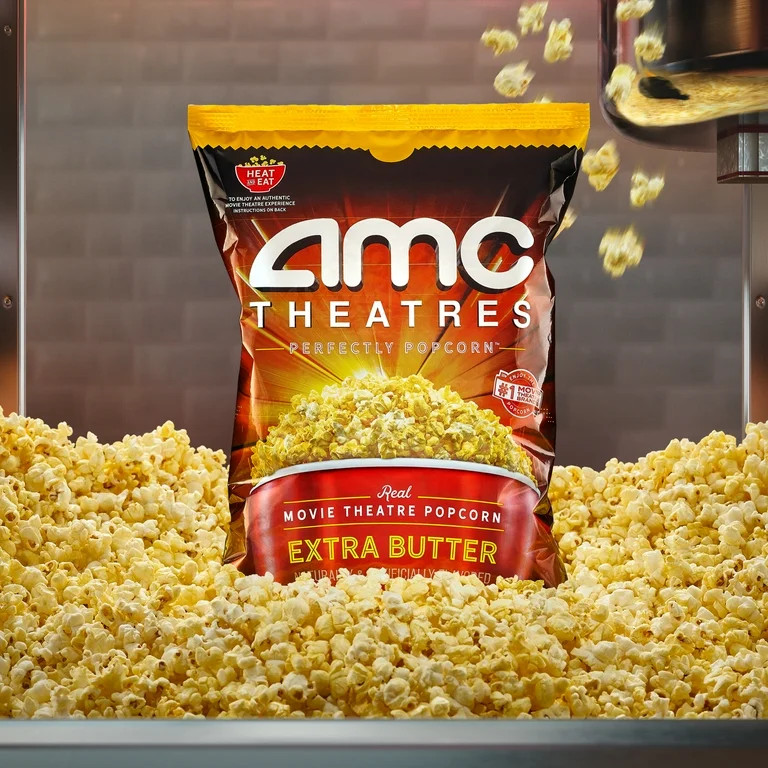 AMC Theatres Ready to Eat Popcorn, Extra Butter | Walmart (US)