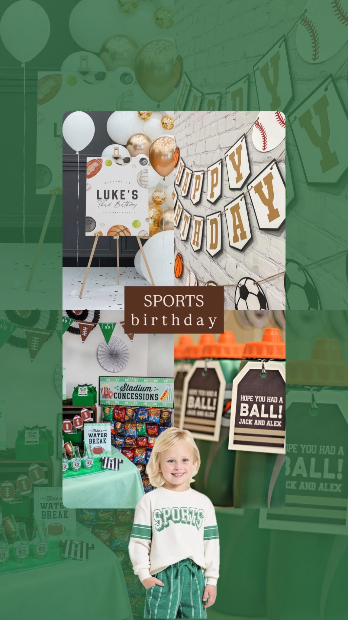 Sports Birthday Party Theme ⚽️🏀🏈⚾️ #LTKParty

#LTKKids