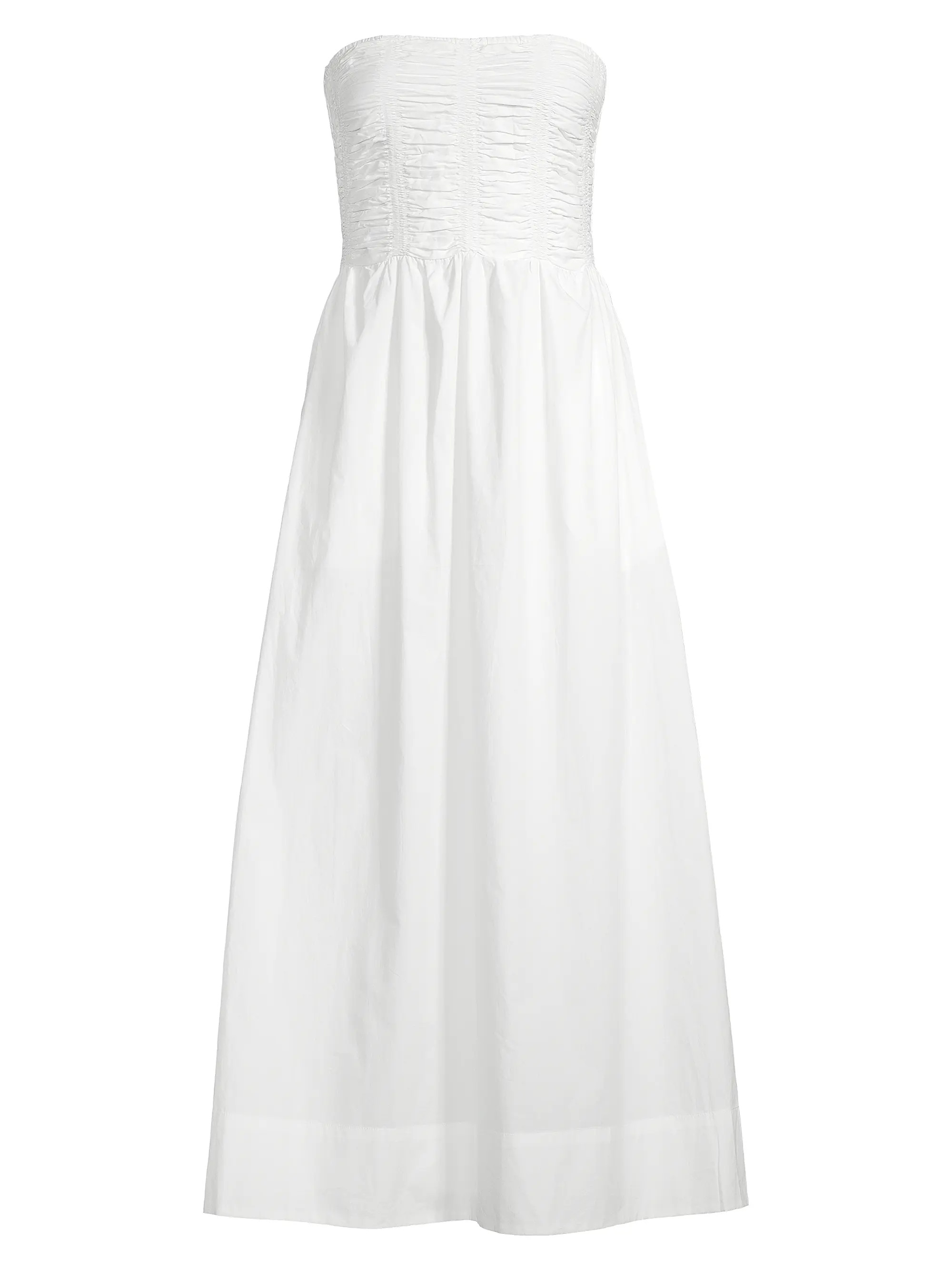 Shop Faithfull the Brand L'oasis Dominquez Midi-Dress | Saks Fifth Avenue | Saks Fifth Avenue