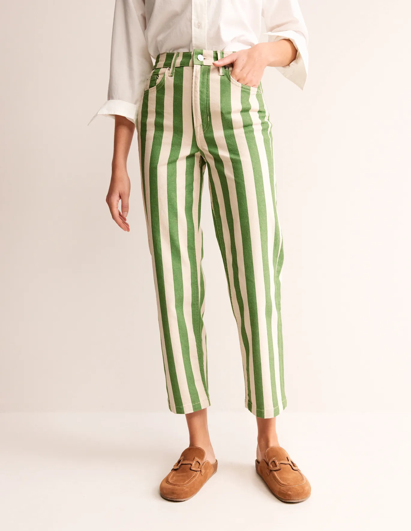 Striped Straight Jeans | Boden (UK & IE)