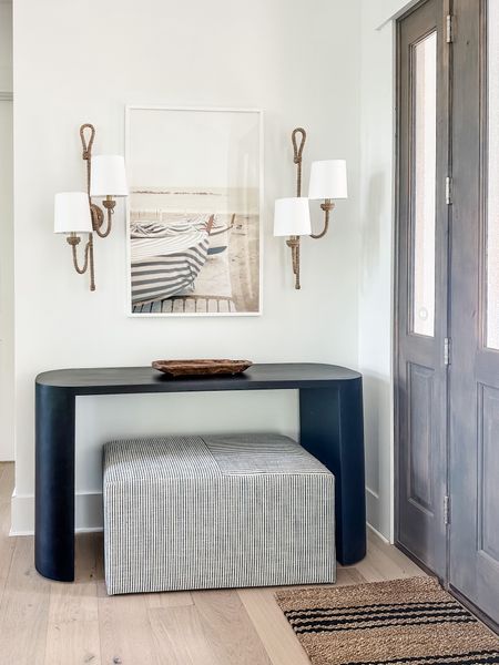 Home | Entryway | Console Table | Ottoman | Bench | Rug | Wall Sconces | Artworkk

#LTKhome #LTKstyletip