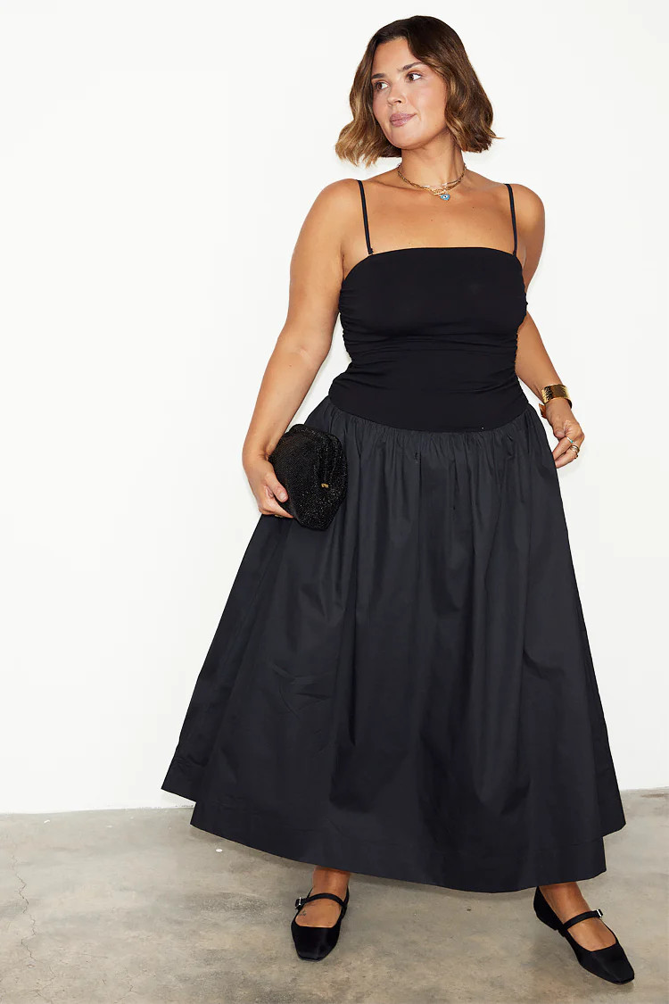Black Lola Mid-axi Dress | Never Fully Dressed US