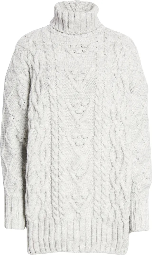 Cable Knit Tunic Sweater | Nordstrom