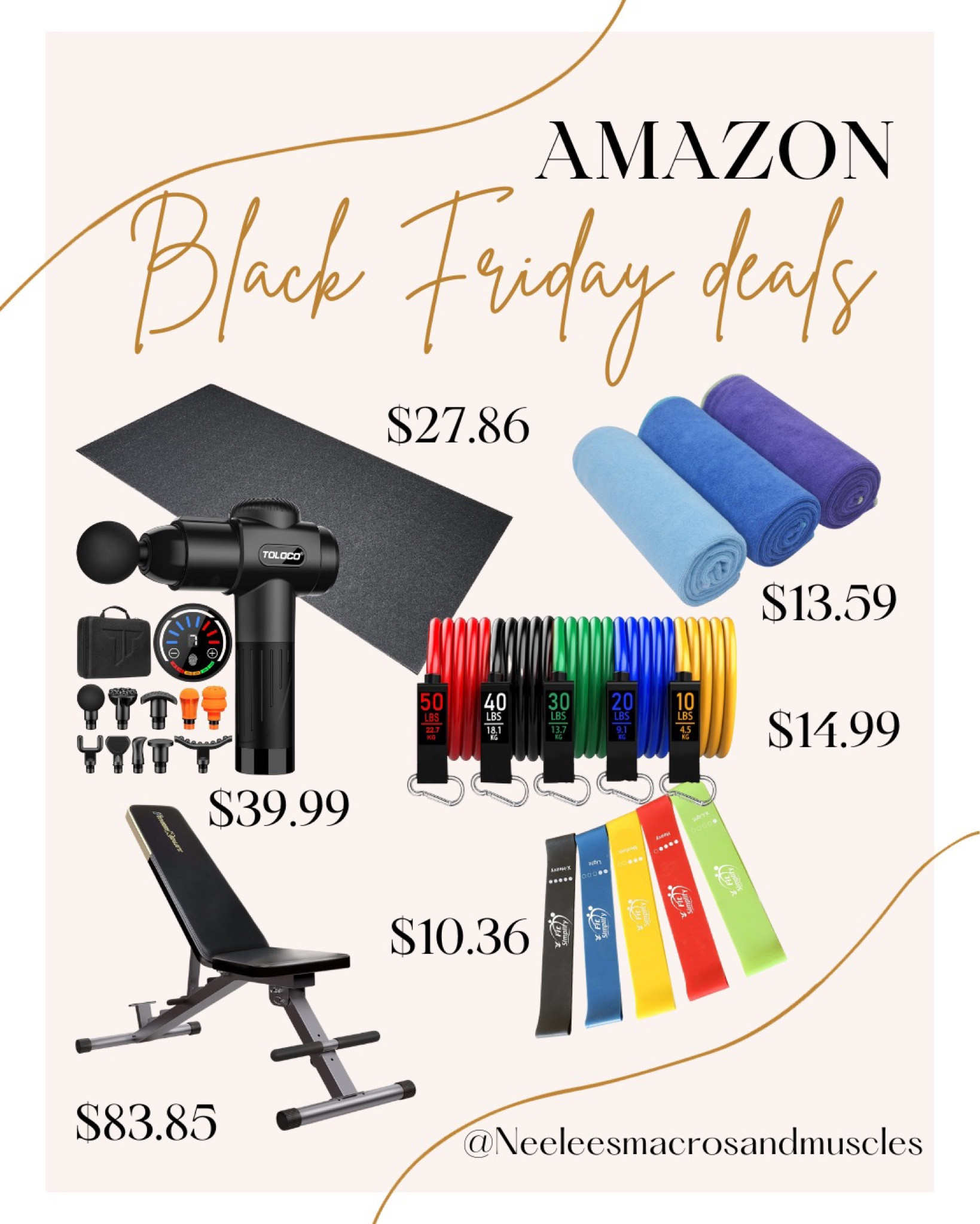 ✨BLACK FRIDAY SALE✨

Amazon at home gym favorites ON SALE right now!!! these are also linked in my amazon store front! 🫶🏻

#LTKGiftGuide #LTKCyberWeek #LTKHoliday