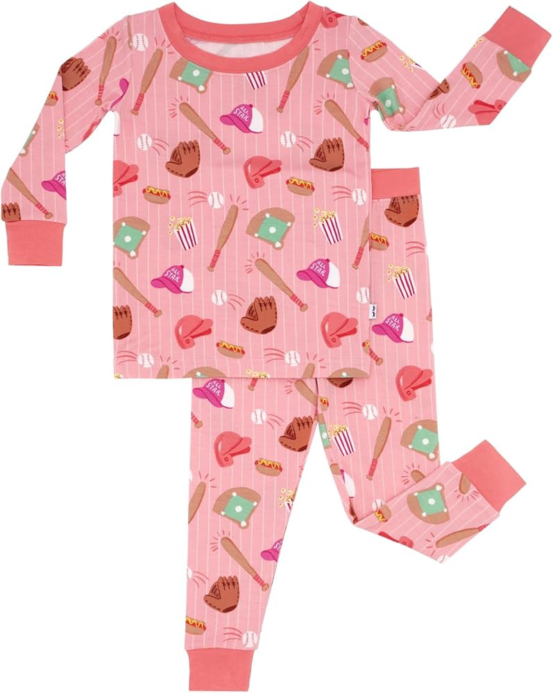 Little Sleepies Two-Piece Pajama Set for Boys & Girls, Soft Viscose from Bamboo Toddler Pajamas f... | Amazon (US)
