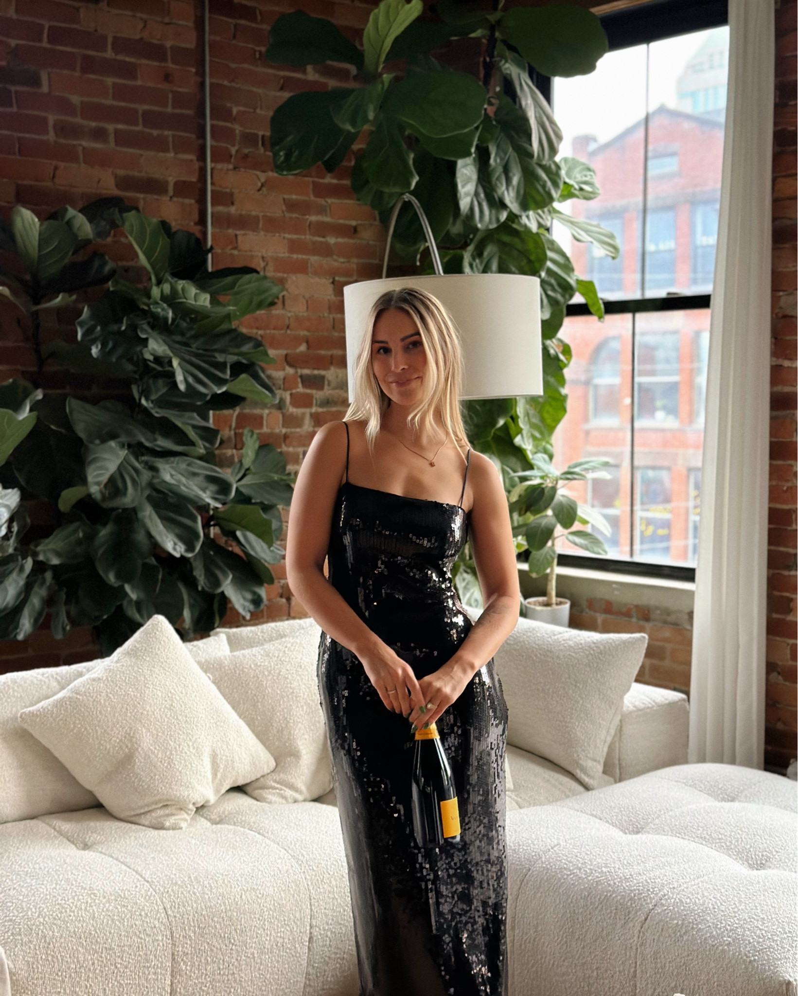 Y’all this DRESS 🖤🍾✨ perfect for Christmas parties or new years! Super super comfy, I’m wearing a size small! 

#LTKSeasonal #LTKStyleTip #LTKHoliday