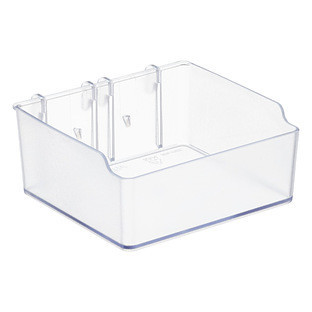 Elfa Utility® Short Board Box Translucent | The Container Store