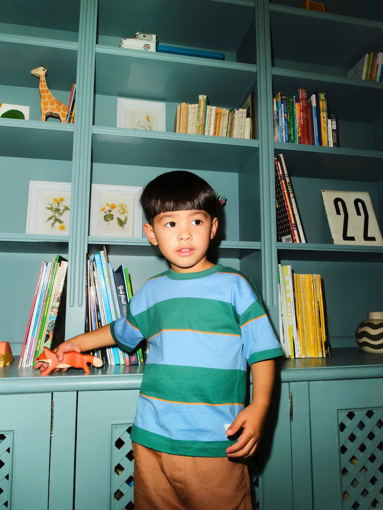 Blue/Green/Orange Short Sleeve Stripe T-Shirt (3mths-7yrs) (3mths-7yrs) | Next US