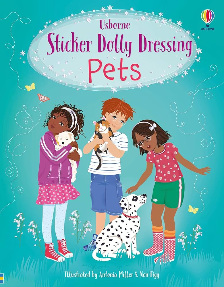Sticker Dolly Dressing Pets: A Creative Activity Book for Children (Ages 5-8) About Pet Care with... | Amazon (US)
