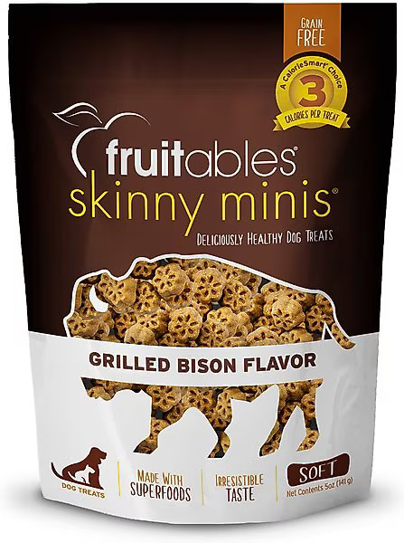 Fruitables Grilled Bison Flavor Dog Treats | Chewy.com