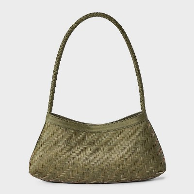 Woven Shoulder Bag - A New Day™ Green | Target