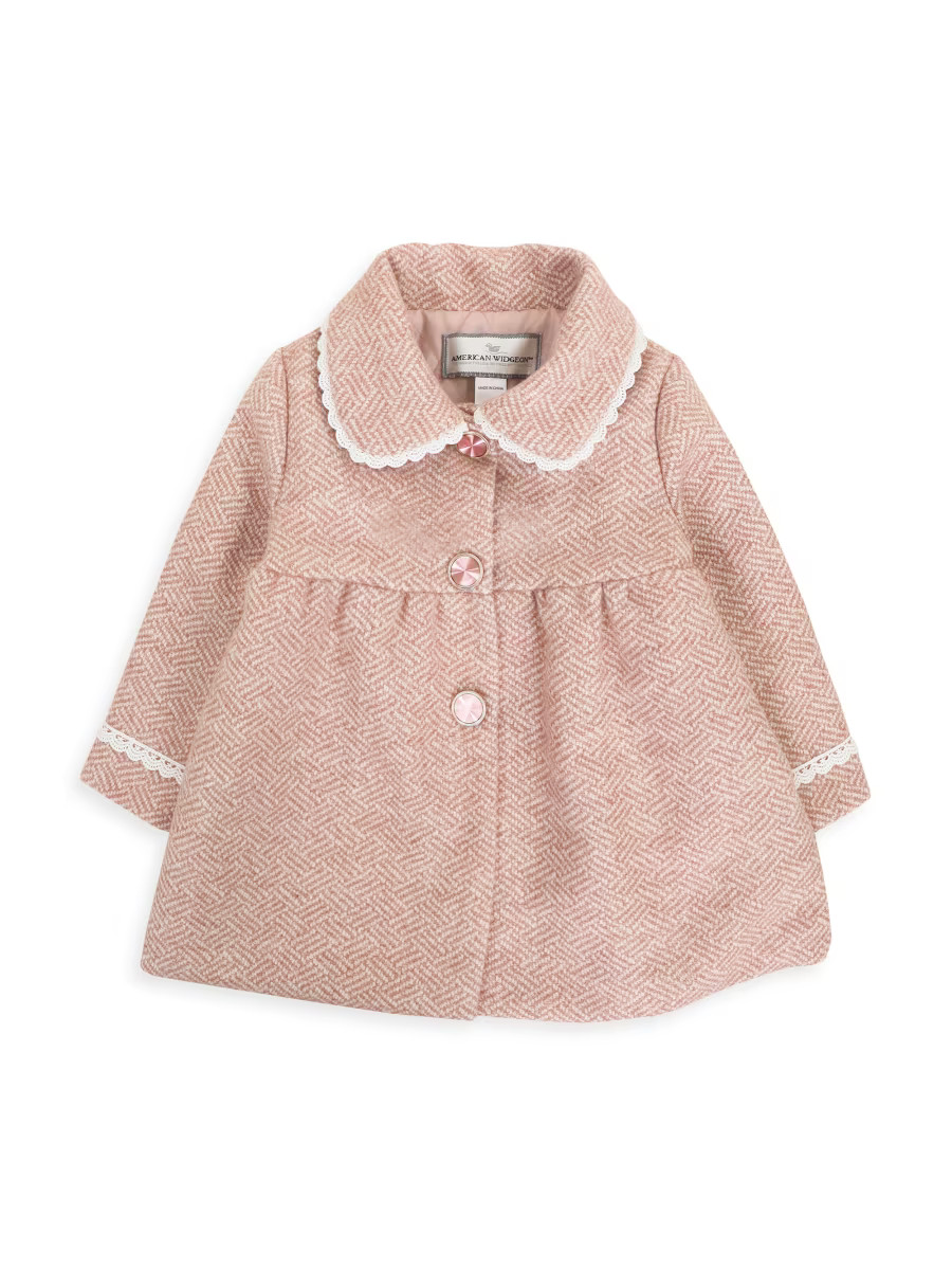 Baby Girl's, Little Girl's & Girl's Scallop Jewel Coat | Saks Fifth Avenue