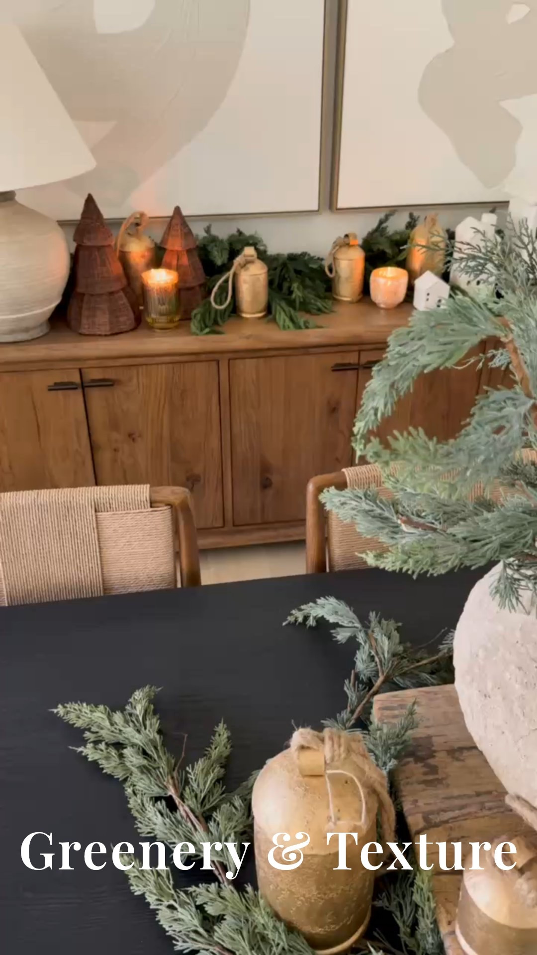 Holiday greens, textures, and tones that feel like home 🌿🕯️✨

Bringing nature indoors is one of my favorite ways to style for the holidays — simple cedar garlands, earthy vessels, and warm brass accents come together for that perfect Modern Classic Christmas look. Effortless, elegant, and cozy all at once.

#porcheandco #modernclassic #holidaydecor #christmasinspo #neutralchristmas #holidayhome #modernclassicinterior #interiorstyling #cozyinteriors #holidaystyle #homedecor #holidayinspiration #timelessdesign #holidayseason #interiorinspo

Do you want to bring our dreamy Modern Classic style interior design into your own home? 🏡 You’re in luck! Reserve our Online Interior Design packages today -> https://porcheandco.com/edesign ✨ We can’t wait to work with you & design your home with #porcheandco


#LTKHoliday #LTKStyleTip #LTKHome