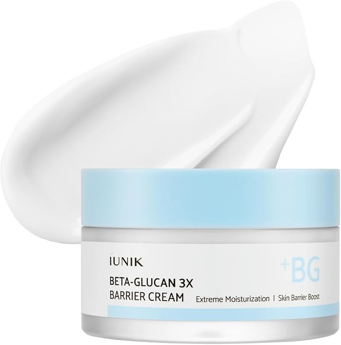 IUNIK Beta-Glucan 3X Barrier Cream \u2013 Beta-Glucan, Shea Butter & Panthenol Deep Hydration Cre... | Amazon (US)