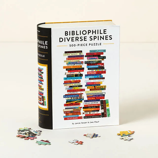 Diverse Spines Puzzle & Reading Checklist | UncommonGoods