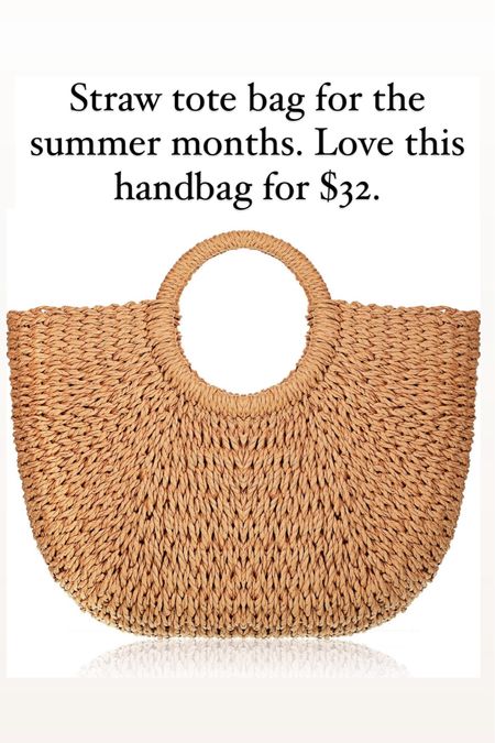 How pretty is this classic straw handbag? This tote is perfect for the summer months ahead. It’s only $32. #amazon

#LTKstyletip #LTKfindsunder50