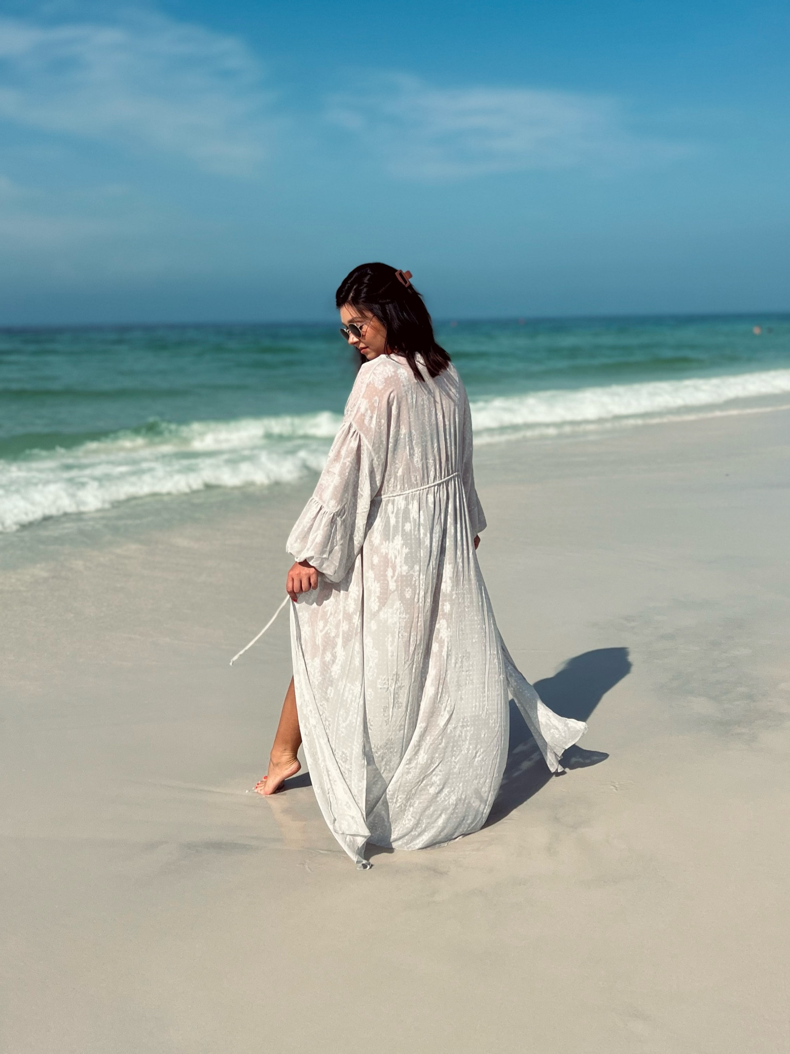 Absolutely obsessed with this beach coverup kimono. It’s stunning and currently in stock. Wearing a medium 

#LTKtravel #LTKswim