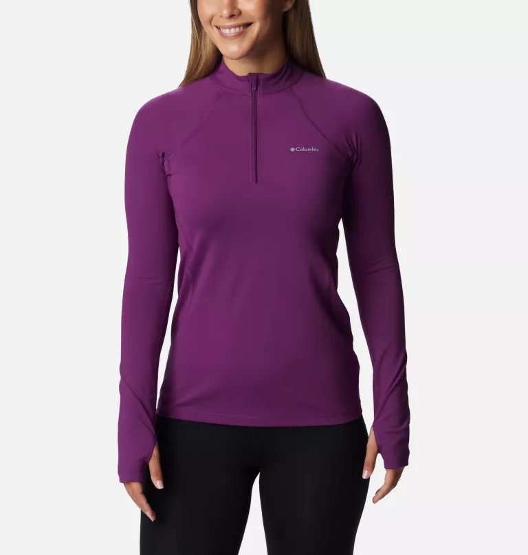 Women's Midweight Stretch Long Sleeve Half Zip Baselayer Shirt | Columbia Sportswear