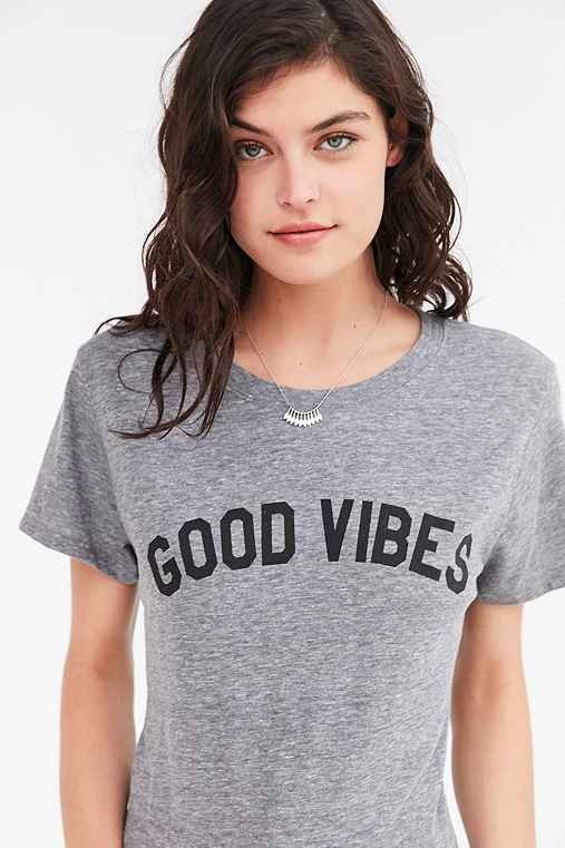 Sub Urban Riot Good Vibes Tee,GREY,S | Urban Outfitters US