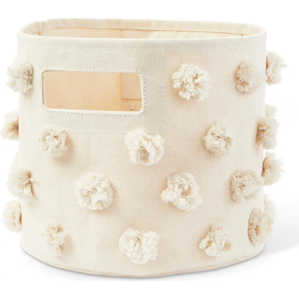 Pehr Pint Pompom Basket in Natural at Nordstrom | Nordstrom