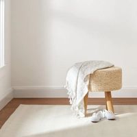 Lane Ivory Woven Wool Custom Rug | Annie Selke