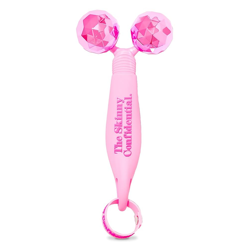 The Skinny Confidential Face Roller - Pink Balls Eye & Facial Roller Massager - Face Massage Tool... | Amazon (US)