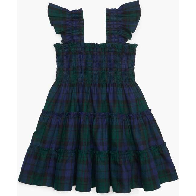 Hill House Home | The Tiny Ellie Nap Dress, Blackwatch Tartan (Blue, Size 2-3Y) | Maisonette | Maisonette