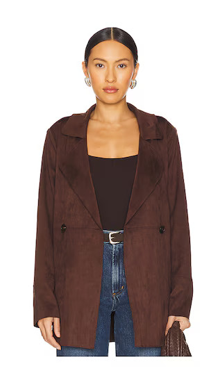 Lana Jacket in Dark Brown | Revolve Clothing (Global)