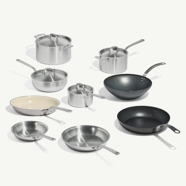13-Piece Stainless Clad Cookware Set | Made In Cookware