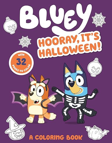 Bluey: Hooray, It's Halloween!: A Coloring Book | Amazon (US)