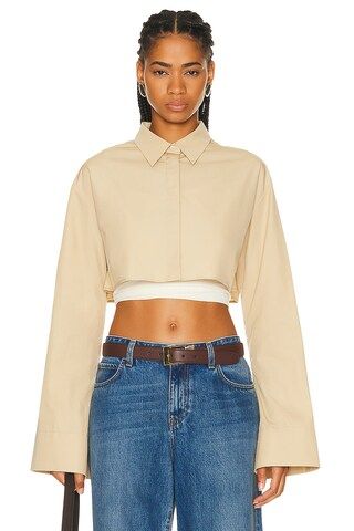 Cropped Shirt | FWRD 