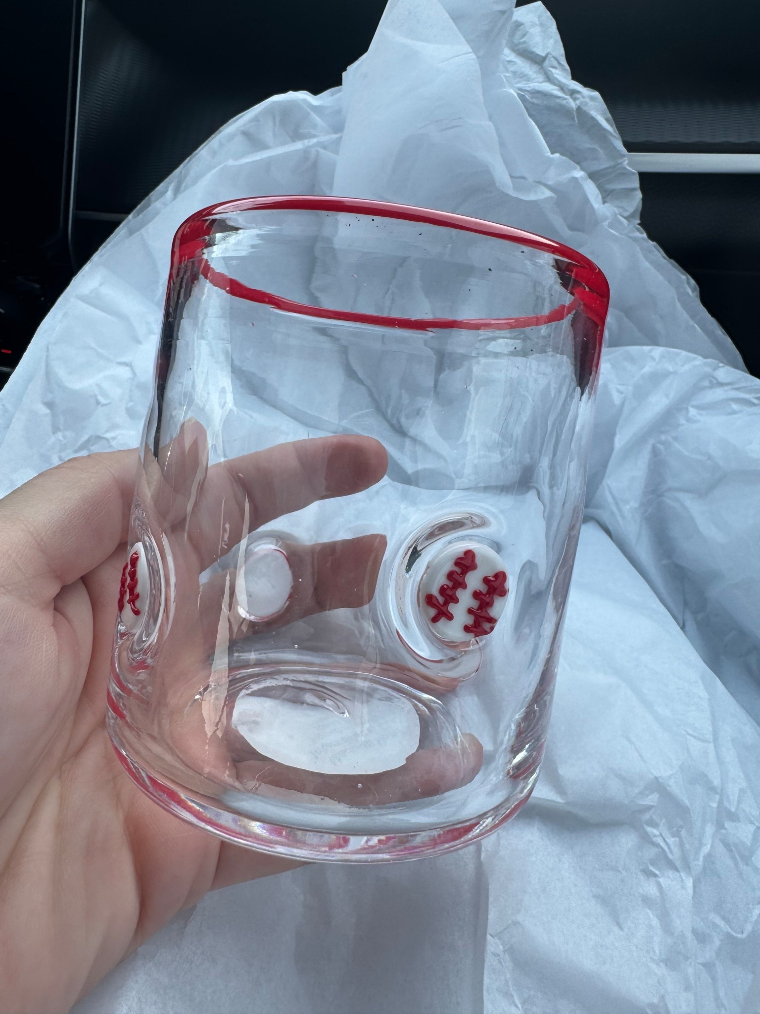 Baseball season is here ⚾️ I love my new glass that￼ was gifted to me from a friend. Linked below ⬇️ 

#LTKdayinmylife #LTKmomlife #LTKHome