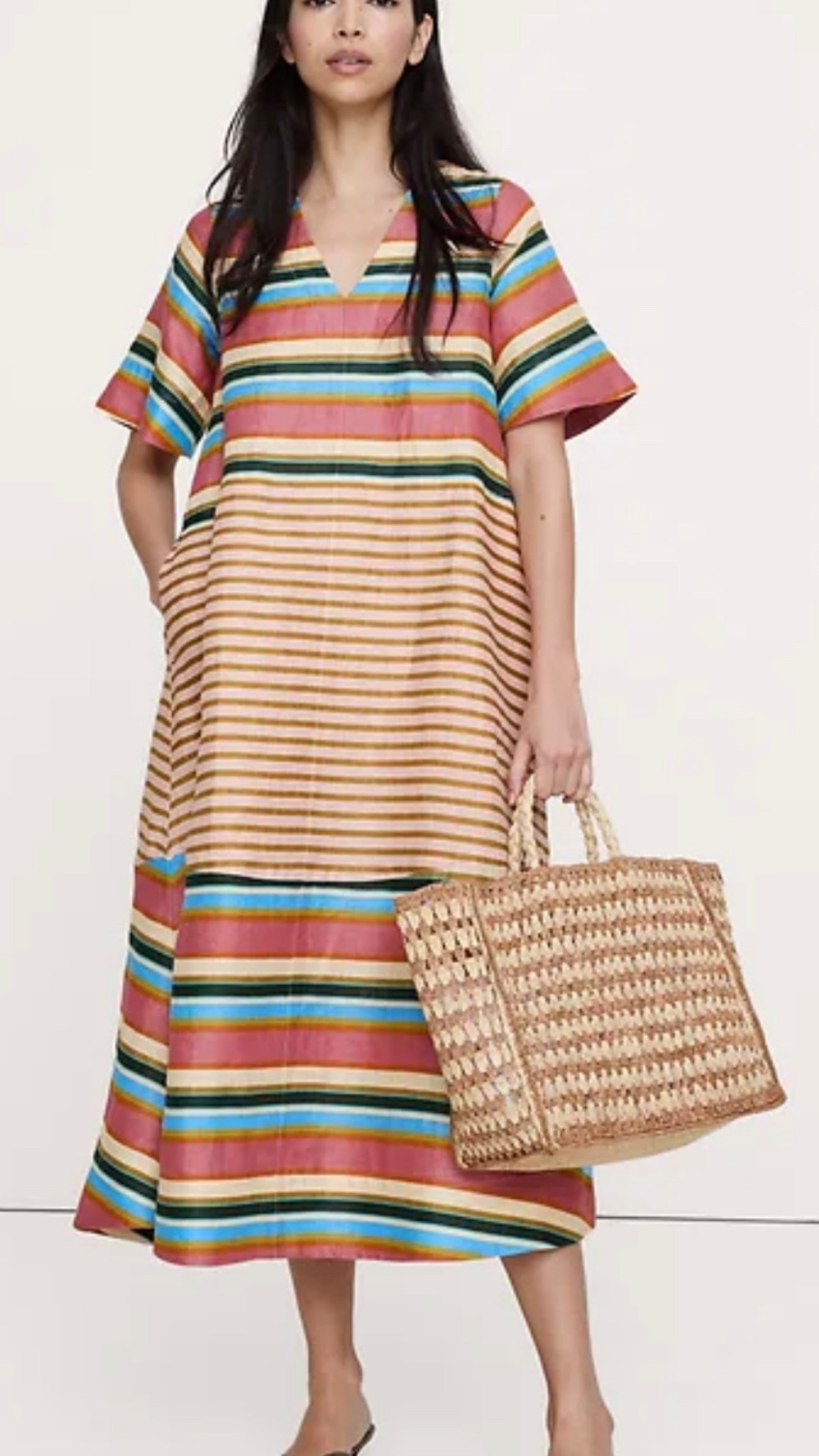 LINEN TRAPEZE MIDI DRESS

The versatility of your favorite shirt dress in wear-it-forever linen. We kept the fit easy and the silhouette streamlined, cutting this flowing dress from our favorite 100% certified-European flax linen.

#LTKTravel #LTKspring #LTKWorkwear