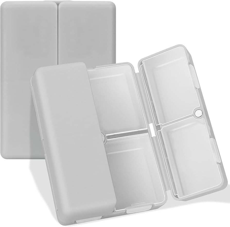 FYY Daily Pill Organizer, 7 Compartments Portable Pill Case Travel Pill Organizer,[Folding Design... | Amazon (US)