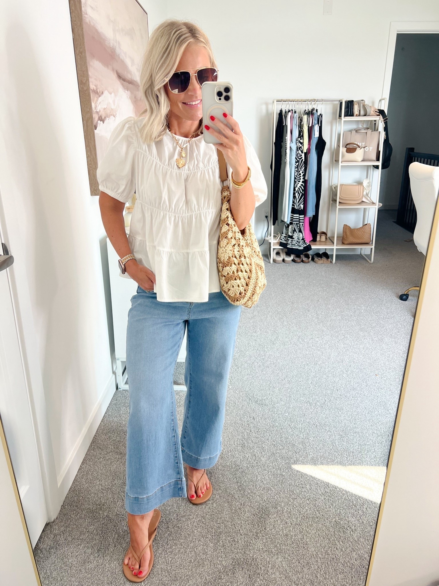 Amazon Summer Outfit☀️
I am in love with this adorable babydoll top and these jeans are so soft, stretchy and super comfortable!!

Amazon, Amazon finds, summer outfits, casual style, petite, petite fashion, midsize, midsize fashion, jeans, sandals, affordable outfit

#LTKPetite #LTKSeasonal #LTKootd