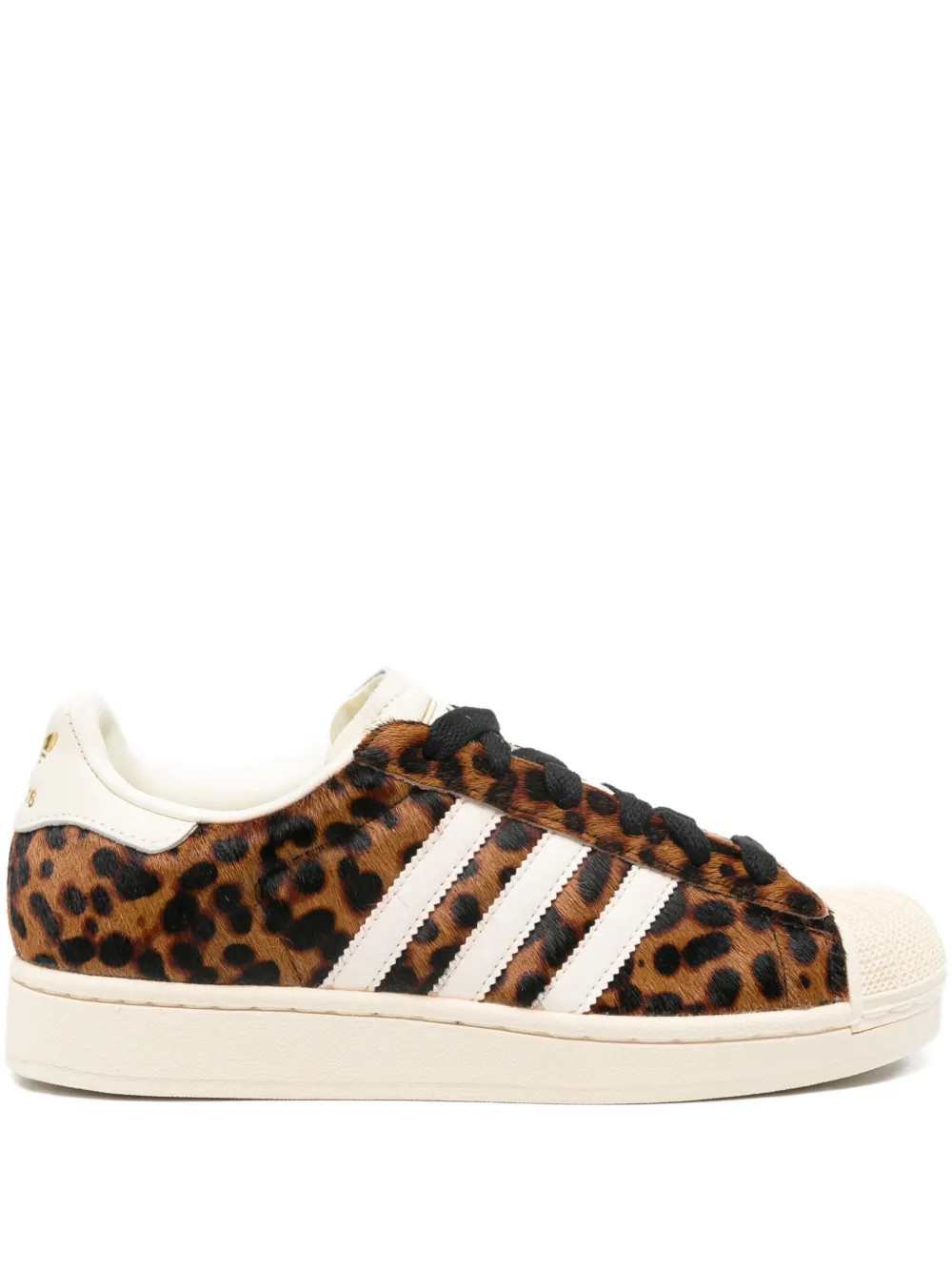 adidas Superstar leopard-print sneakers - Brown | Farfetch Global