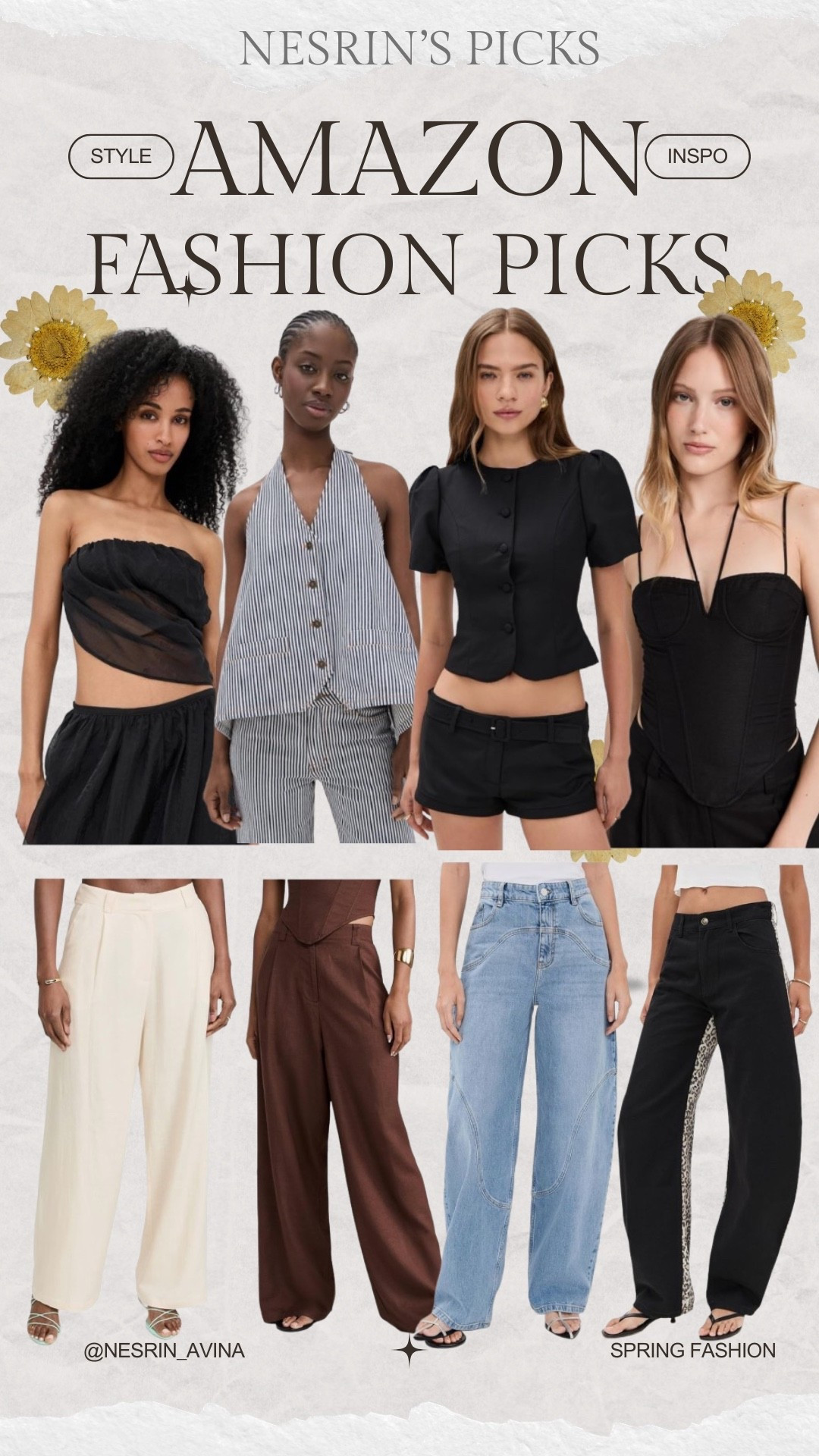 amazon chic girl fashion 
amazon pants